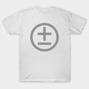 Plus or Minus Gray T-Shirt